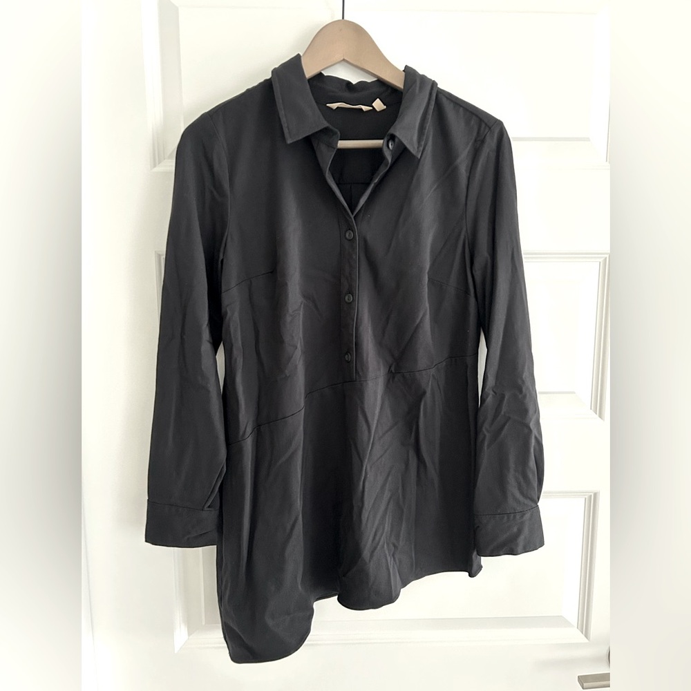 Soft Surroundings Shirt Black Size S